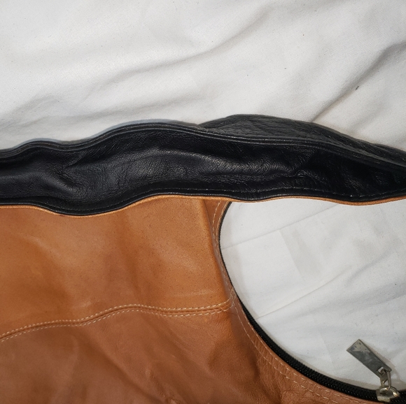 C8,373 Double Shoulder Bag Black Brown - Picture 4 of 4